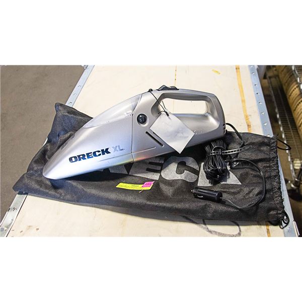 NEW ORECK CAR VACUUM WITH CARRY BAG 12 VOLT PLUGIN