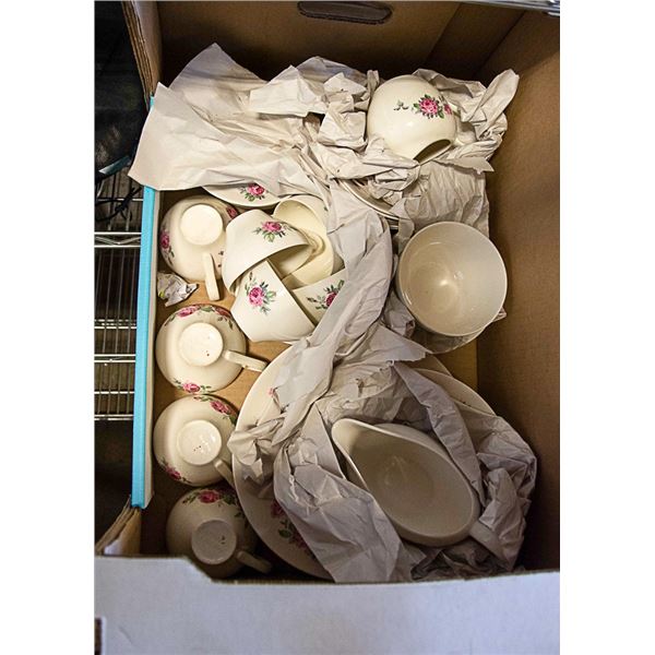 SET OF ANTIQUE DISHES