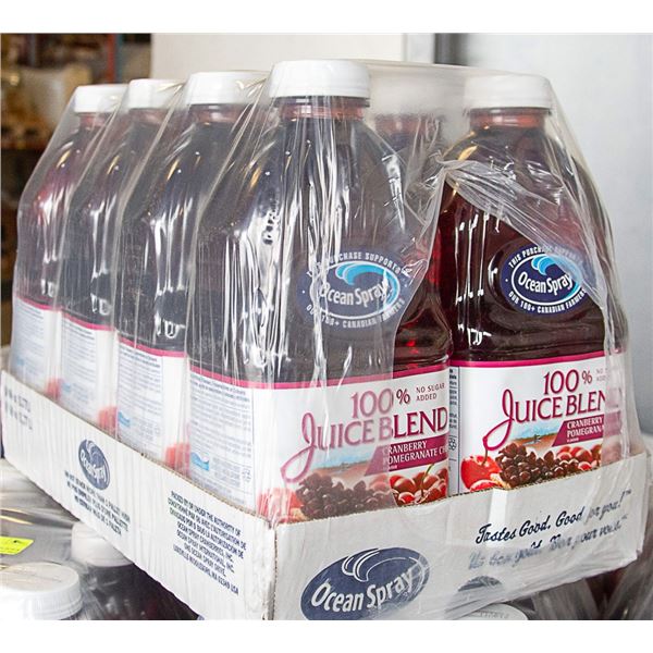 8 X 1.77L CRANBERRY POMEGRANATE CHERRY 100% JUICE