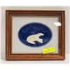 Image 1 : POLAR BEAR FRAMED ARTPIECE