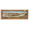 Image 1 : EDMONTON SKYLINE FRAMED PICTURE 31 1/2" X 11"