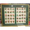 Image 1 : LARGE FRAMED EDMONTON ESKIMOS CARD PICTURE