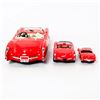 Image 8 : 3 Red 1957 Chevrolet Corvette Diecast Toy Cars