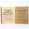 Image 1 : 2pc Indian Motorcycle Operation and Maintenance Manual