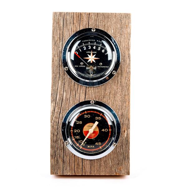 Airguide Instrument Co Marine Speedometer and Tachometer