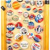 Image 5 : A COLLECTION OF POLITICAL PIN BACK BUTTONS