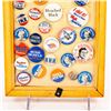 Image 6 : A COLLECTION OF POLITICAL PIN BACK BUTTONS