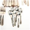 Image 6 : STERLING SILVER BETSY PATTERSON PATTERN FLATWARE SET