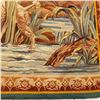 Image 4 : Vintage Hand Woven Rug, Landscape Scene