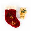Image 1 : Steiff Teddy Bear With Christmas Stocking