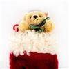 Image 5 : Steiff Teddy Bear With Christmas Stocking