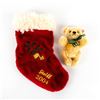 Image 9 : Steiff Teddy Bear With Christmas Stocking