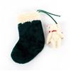 Image 2 : Steiff Teddy Bear With Christmas Stocking 2005
