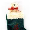Image 8 : Steiff Teddy Bear With Christmas Stocking 2005