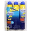 Image 1 : NEW THREE PACK OF COPPERTONE SPORT SPF 30 SPRAY
