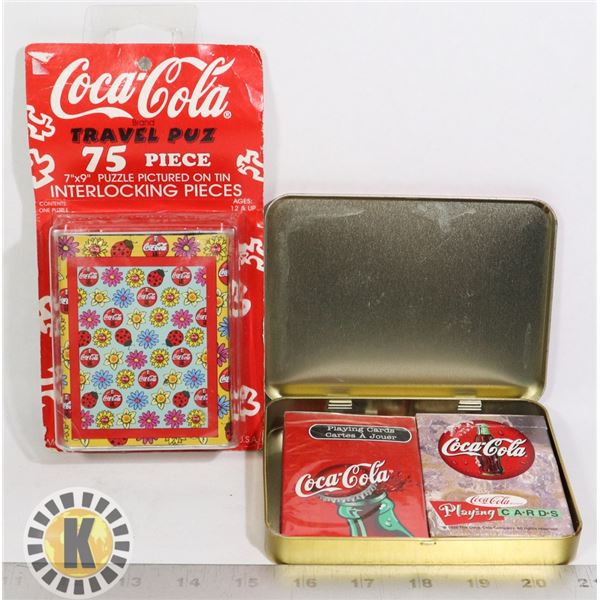 COCA COLA TRAVEL PUZ (75PC) SOLD WITH