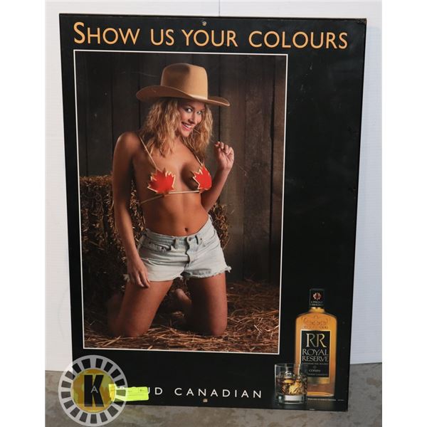 27" BY 19" ROYAL RESERVE WALL ART