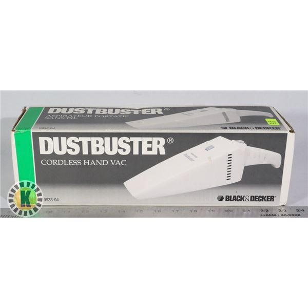DUST BUSTER CORDLESS HAND VACUUM