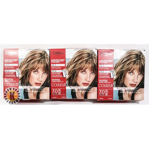 BAG OF L'OREAL PARIS HAIR COLOUR HIGHLIGHTERS