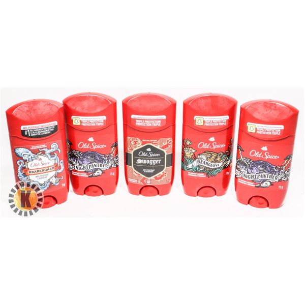 BAG OF NEW MALE DEODORANT