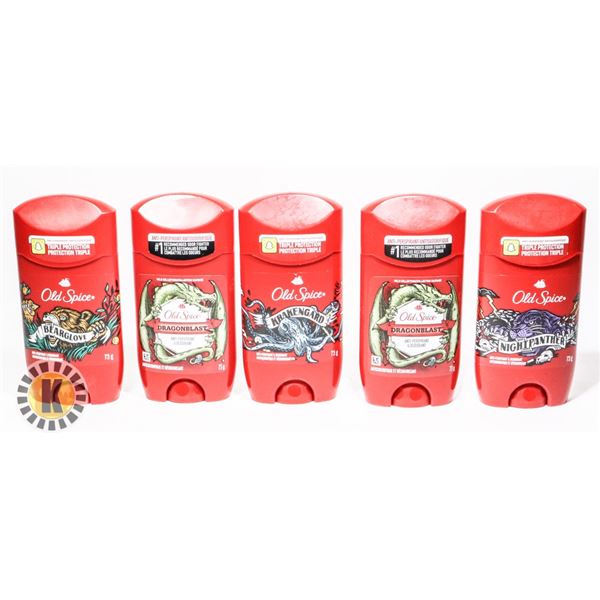 BAG OF NEW MALE DEODORANT