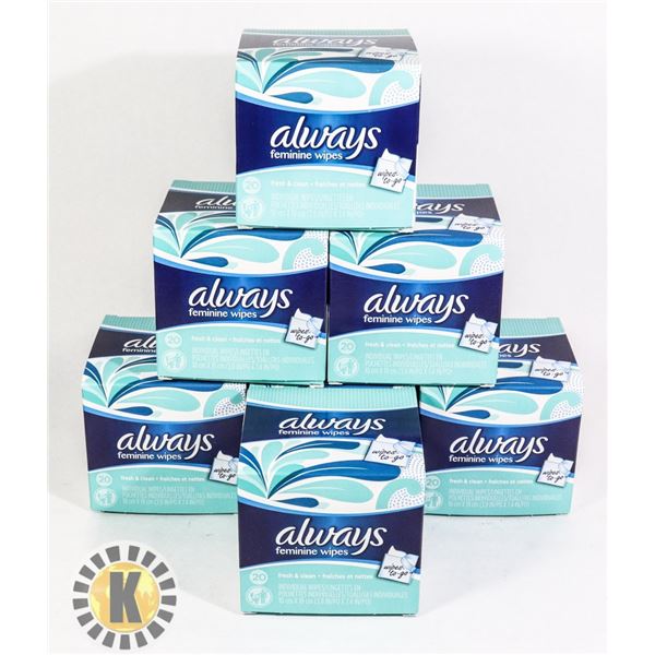 BAG OF ALWAYS FEMININE WIPES