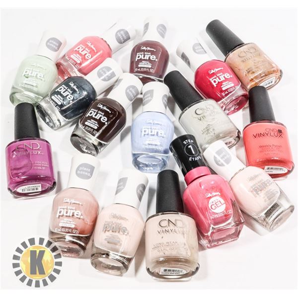 BAG ASSORTED NAIL POLISHES
