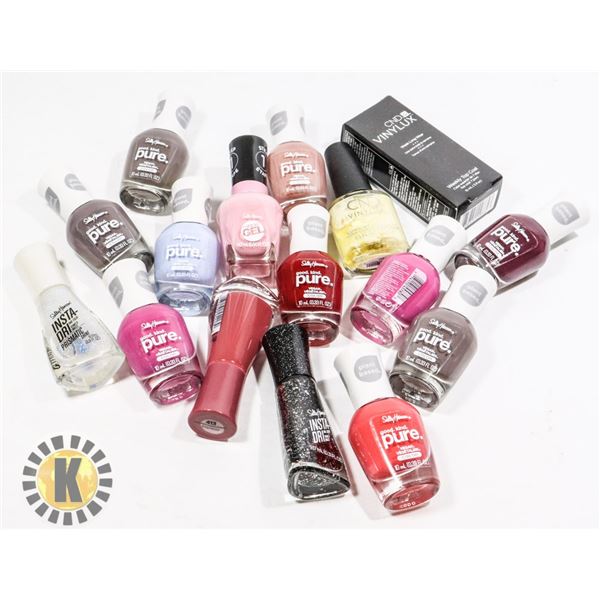 BAG ASSORTED NAIL POLISHES