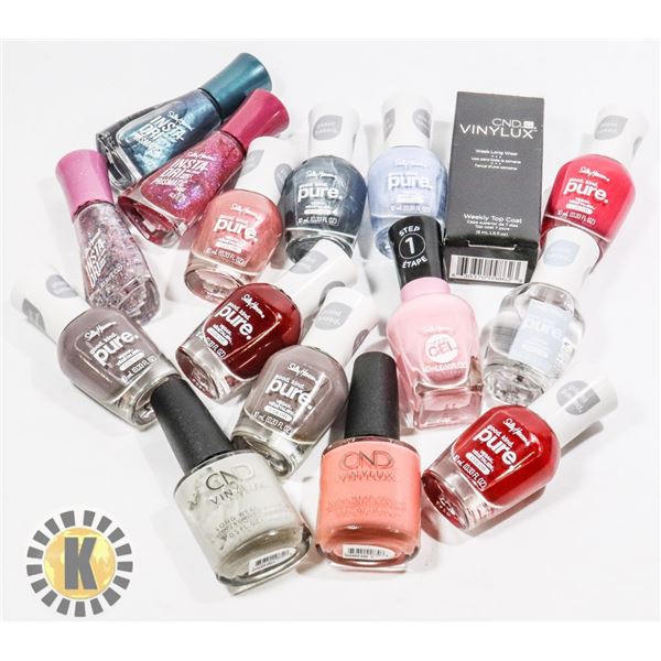 BAG ASSORTED NAIL POLISHES