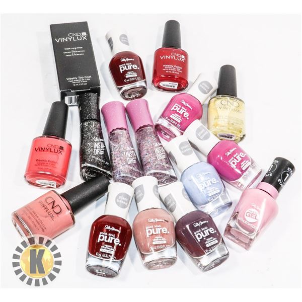 BAG ASSORTED NAIL POLISHES