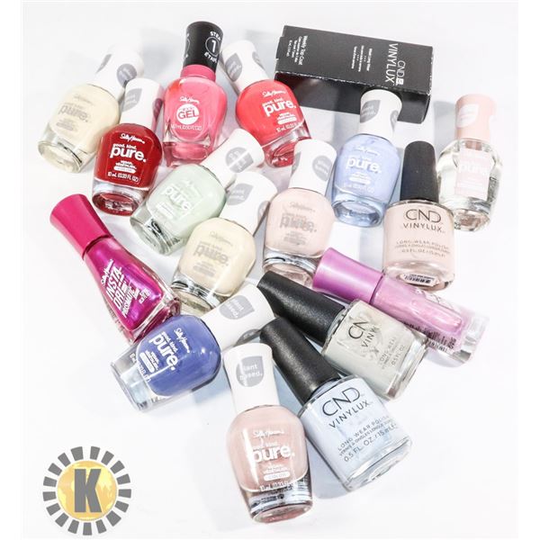 BAG ASSORTED NAIL POLISHES