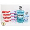 Image 1 : BAG OF MOUTH WASH AND ASSORTED TOOTHPASTE