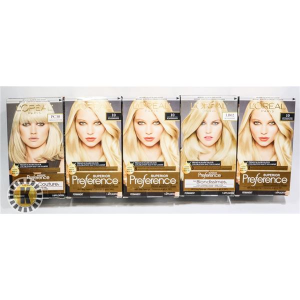 BAG OF L'OREAL PREMIUM HAIR COLOR