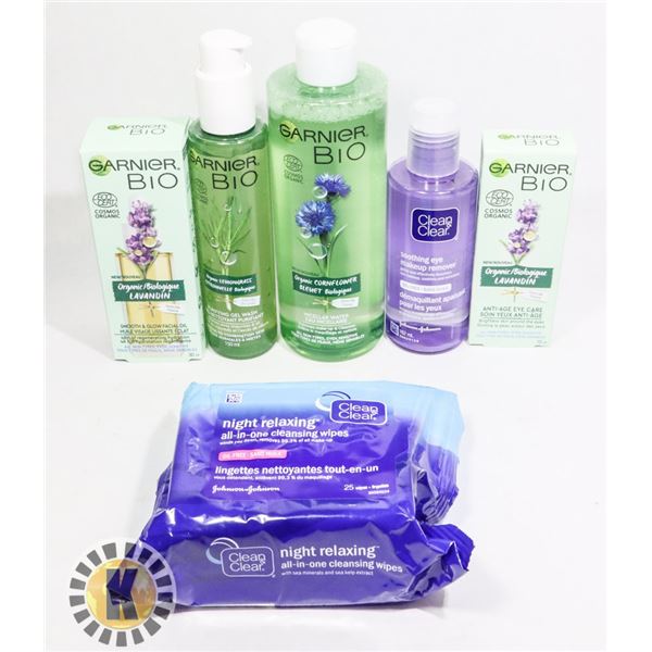 BAG OF FACIAL PRODUCTS