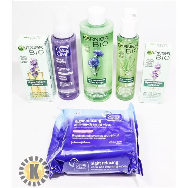 BAG OF FACIAL PRODUCTS