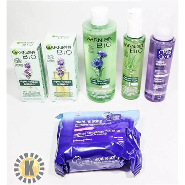 BAG OF FACIAL PRODUCTS