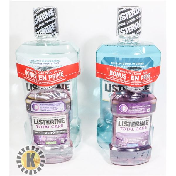 BAG OF ASSORTED MOUTH WASH