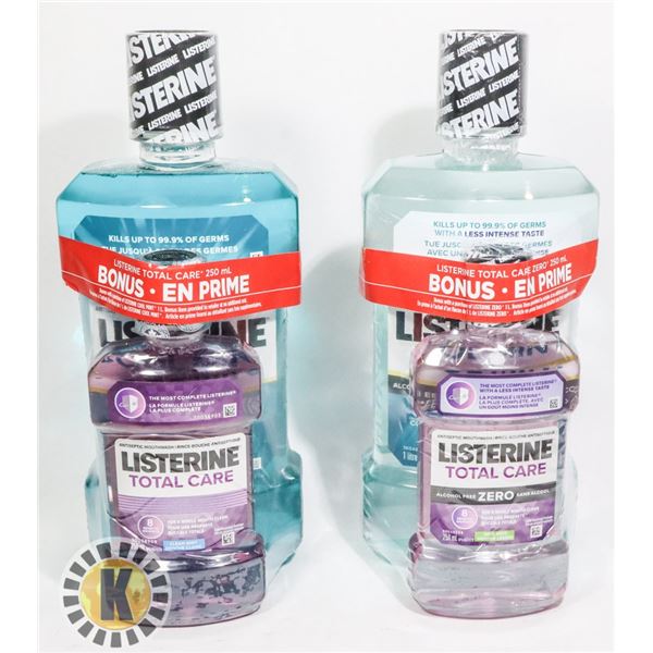 BAG OF ASSORTED MOUTH WASH