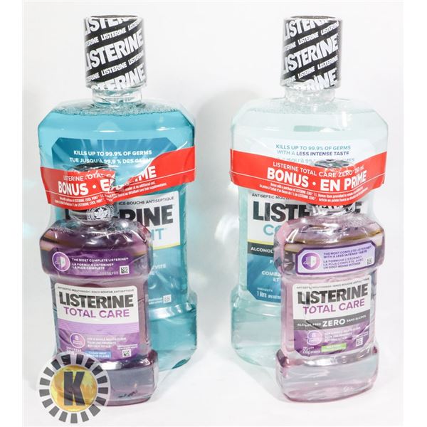 BAG OF ASSORTED MOUTH WASH