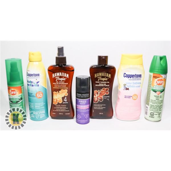 BAG OF ASSORTED HAIR PRODUCTS