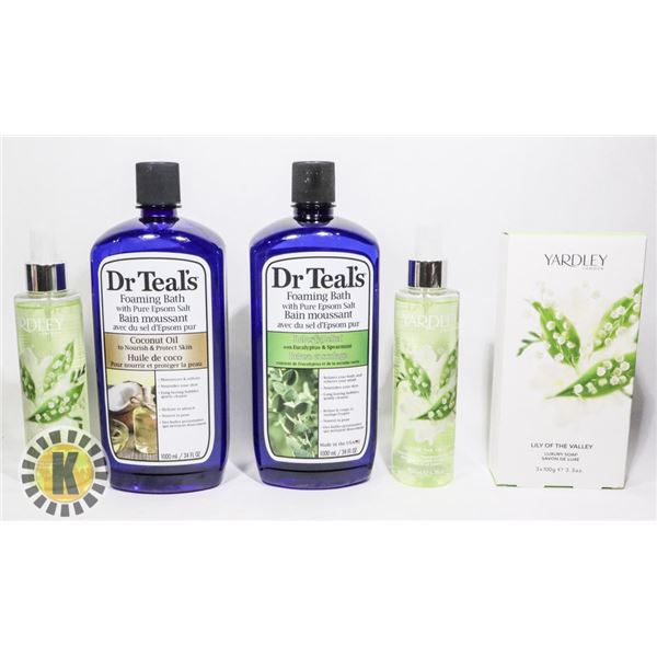 BAG OF DR TEAL AND YARDLEY LONDON