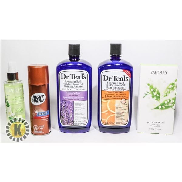 BAG OF DR TEAL AND YARDLEY LONDON