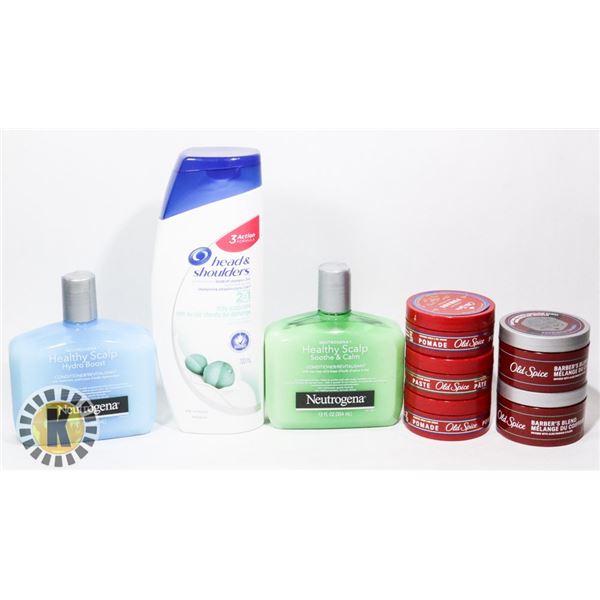 BAG OF ASSORTED HAIR PRODUCTS