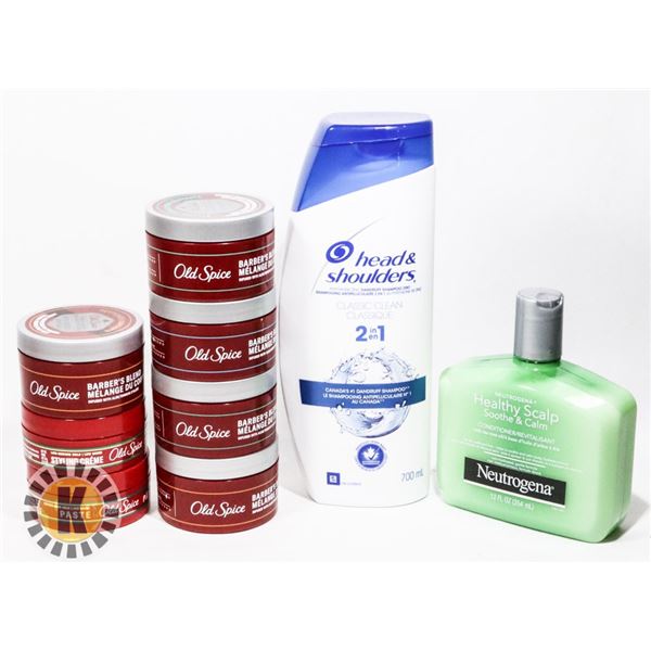 BAG OF ASSORTED HAIR PRODUCTS