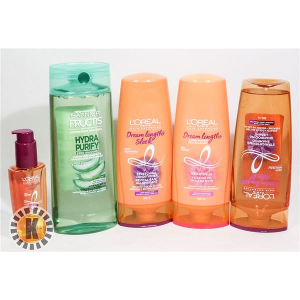 BAG OF L'OREAL HAIR PRODUCTS