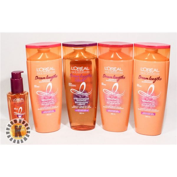BAG OF L'OREAL HAIR PRODUCTS