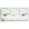 Image 1 : BUNDLE OF 3 BELKIN USB-A TO USB-C CABLE