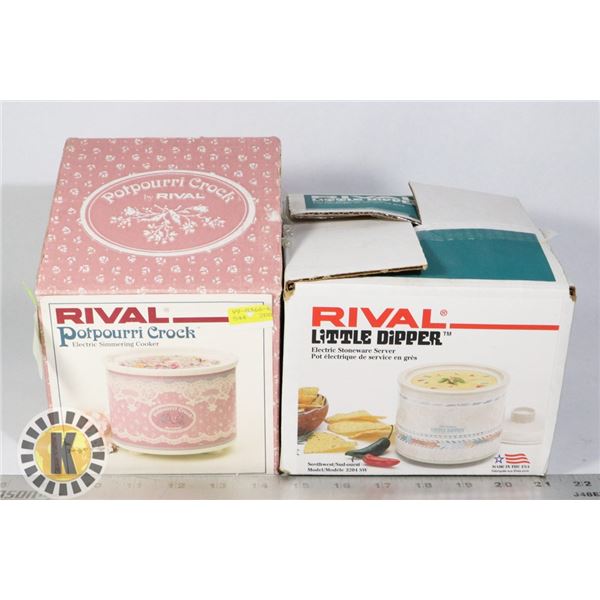 RIVAL LITTLE ELEC DIPPER RIVAL POT POURRI CROCK