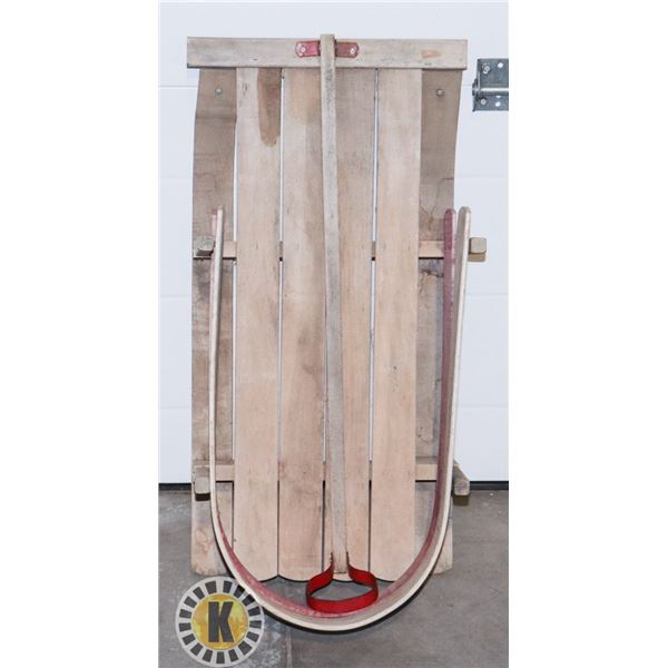 VINTAGE WOOD KIDS SLEIGH