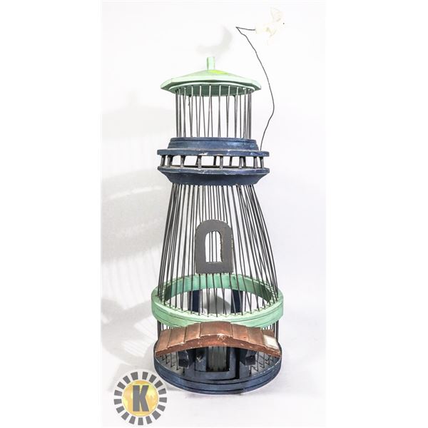 ESTATE DECORATIVE LIGHTHOUSE SHAPE CAGE